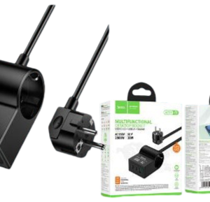 AC33 - שקע שולחני חכם עם טעינה מהירה PD 30W