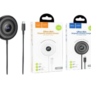 CW61 מטען אלחוטי מגנטי עם תצוגה דיגיטלית