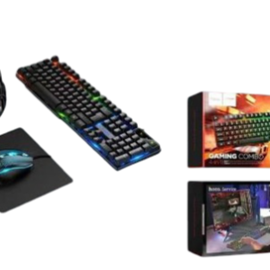 DI86 - סט מקלדת, עכבר ואוזניות מוארים